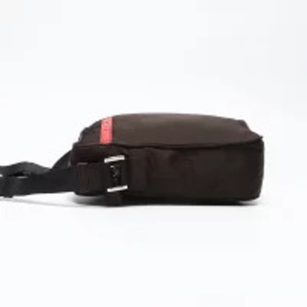 Prada Logo Sport Shoulder Bag Brown - Picture 4 of 13